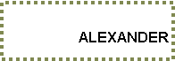 Text Box:           ALEXANDER